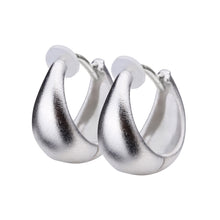 Pt900post ドロップフープピアス スモール