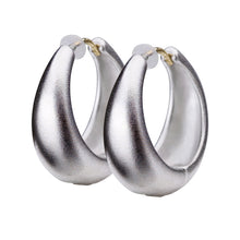 K18post ドロップフープピアス ラージ