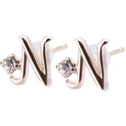 K18post イニシャルピアス