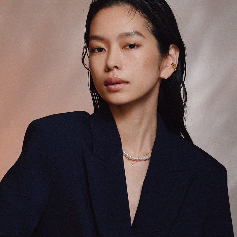 3サイズ×3コーティング キュービックジルコニアフックピアス