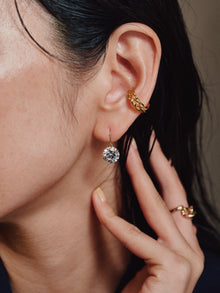 5サイズ×3コーティング キュービックジルコニアフックピアス