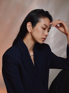 5サイズ×3コーティング キュービックジルコニアフックピアス