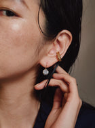 5サイズ×3コーティング キュービックジルコニアフックピアス