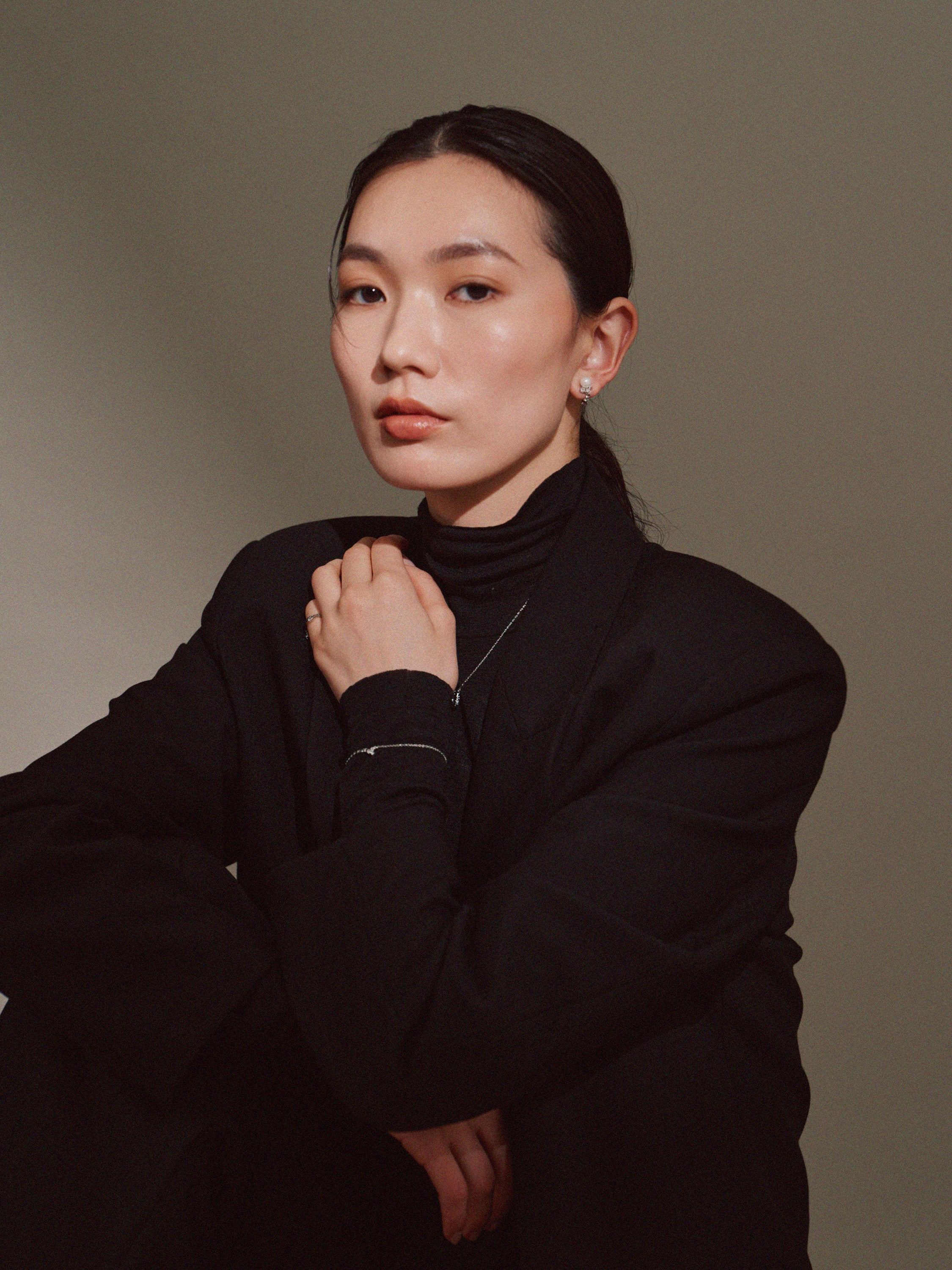 シェルパールビジューイヤリング