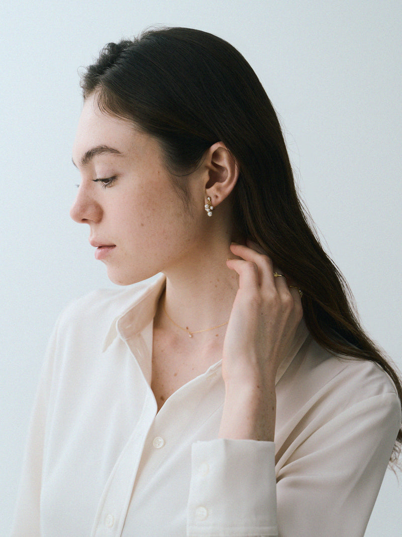 パール＆ビジューイヤリング