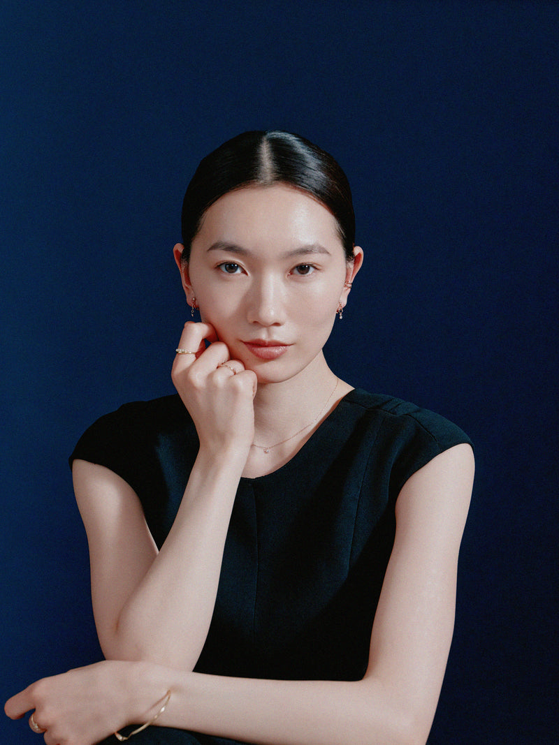 ダブルドロップイヤリング