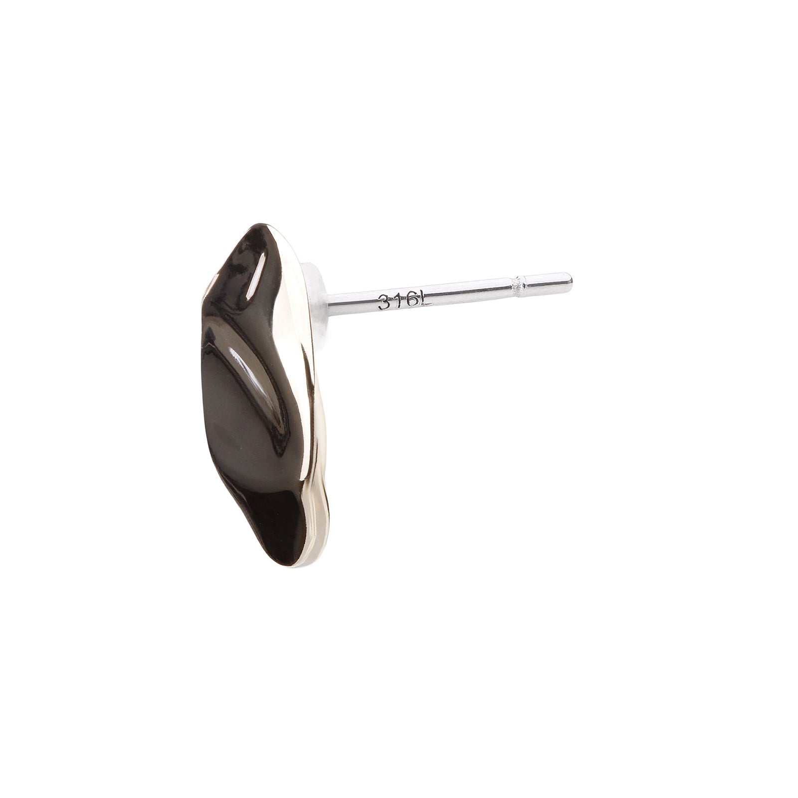 サージカルステンレス316L ニュアンスプレートピアス