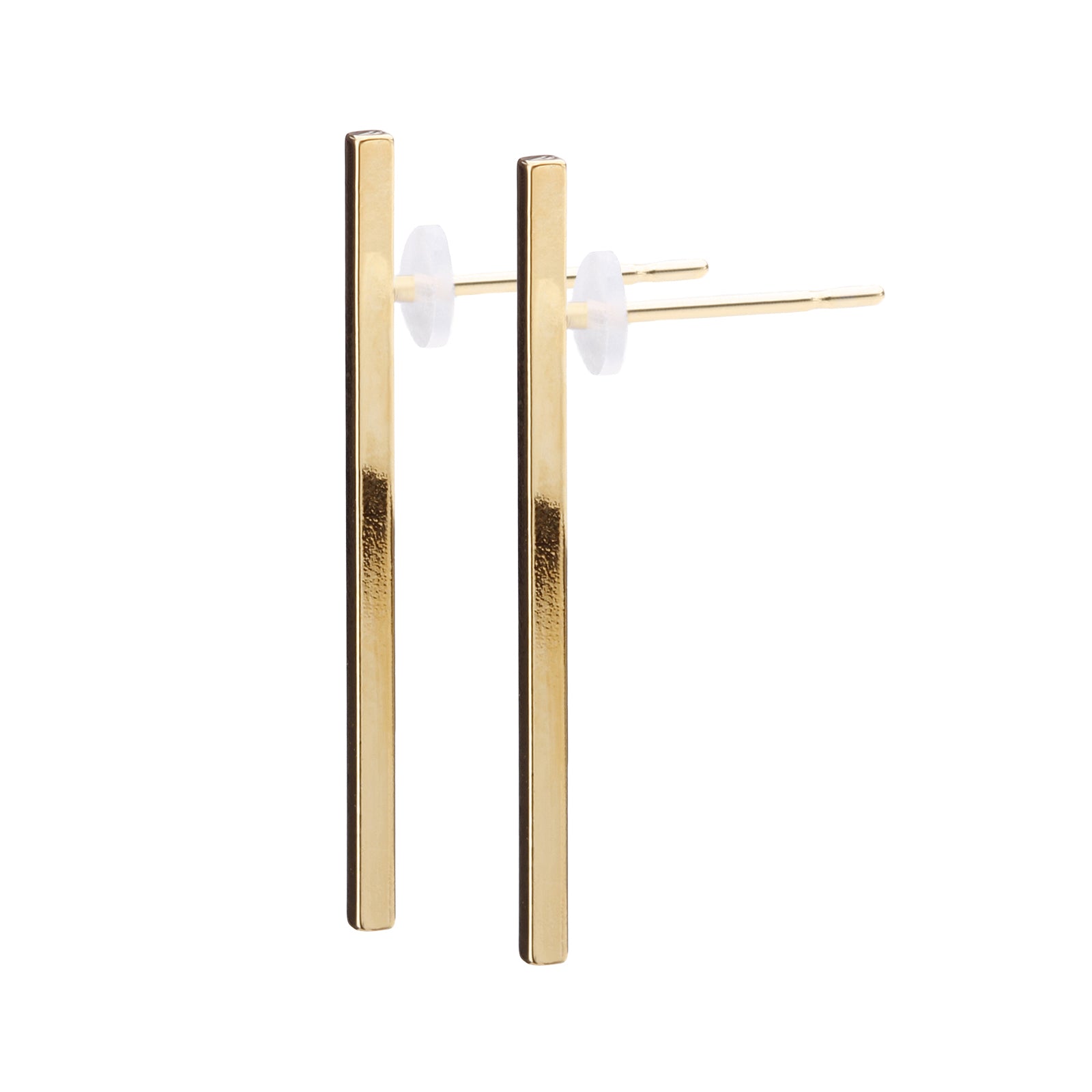 K18post スティックピアス 4デザイン×3カラー