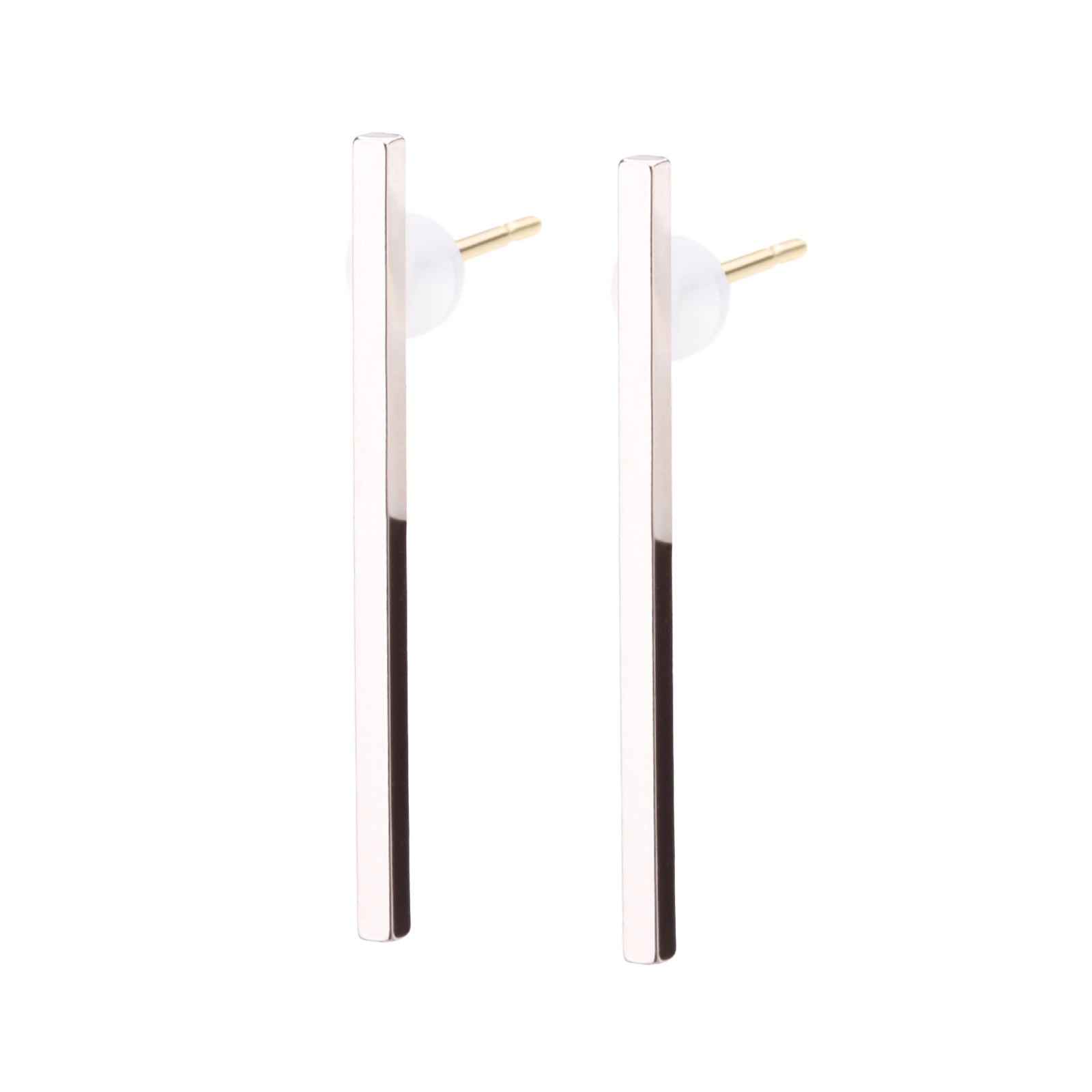 K18post スティックピアス 4デザイン×3カラー