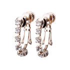 ラインストーンイヤリング