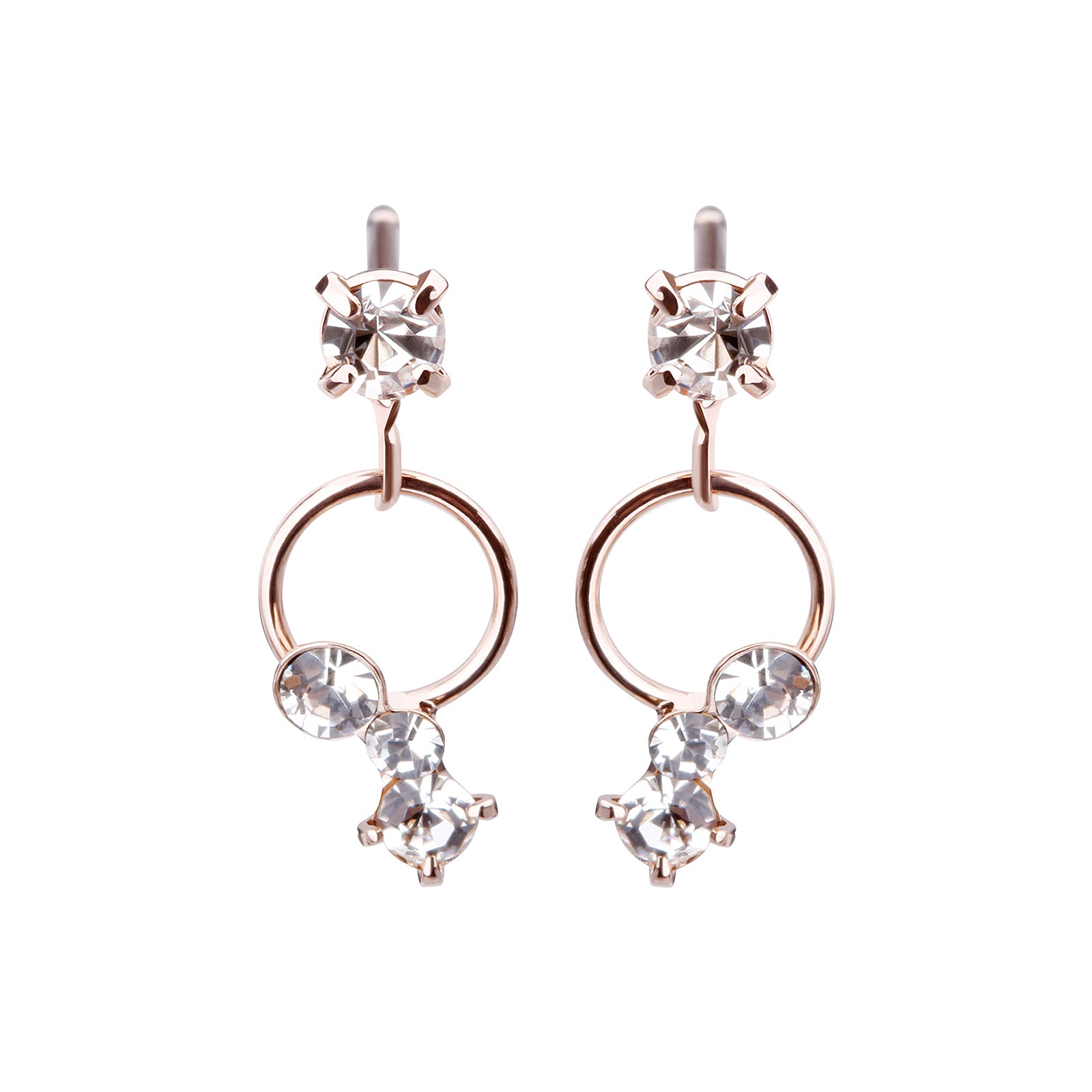 サークル＆ビジューピアス