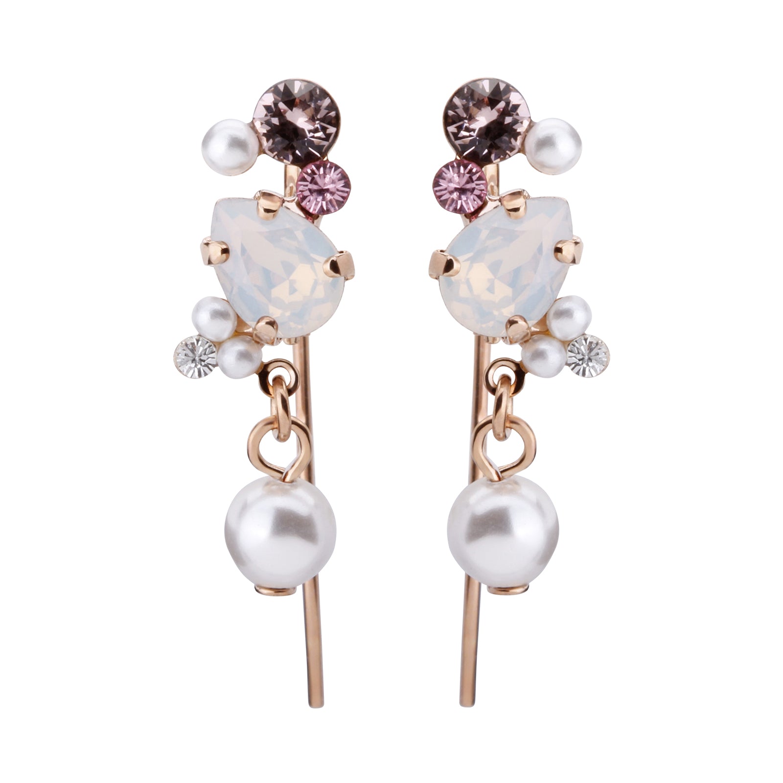 Preciosa Crystals ビジューフックピアス