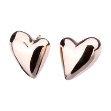 K18post クラフトハートピアス