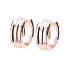 K18post テクスチャーフープピアス