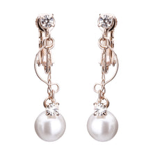 セミサークルパールイヤリング