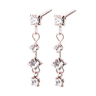 クリスタルビジューピアス