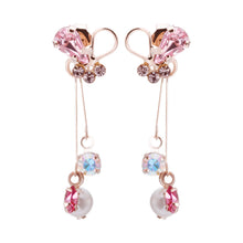 Preciosa Crystal フルールノットビジューピアス