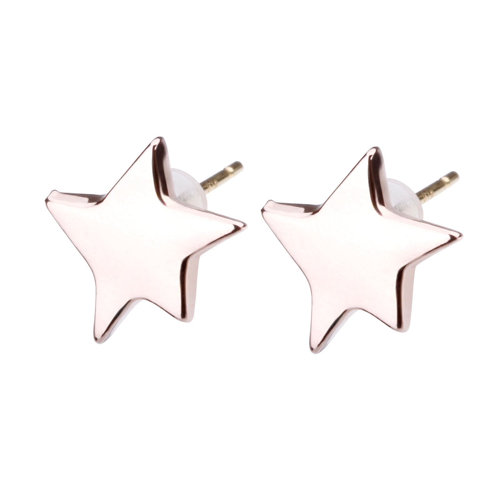 K18post クラフトスターピアス