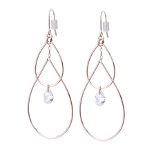 ドロップ＆キュービックピアス