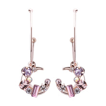 Preciosa Crystal クレセントフープピアス