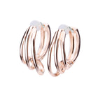 Pt900post トリニティフープピアス