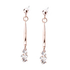 Pt900post メタリックバーピアス