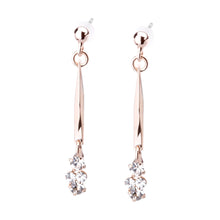 Pt900post メタリックバーピアス