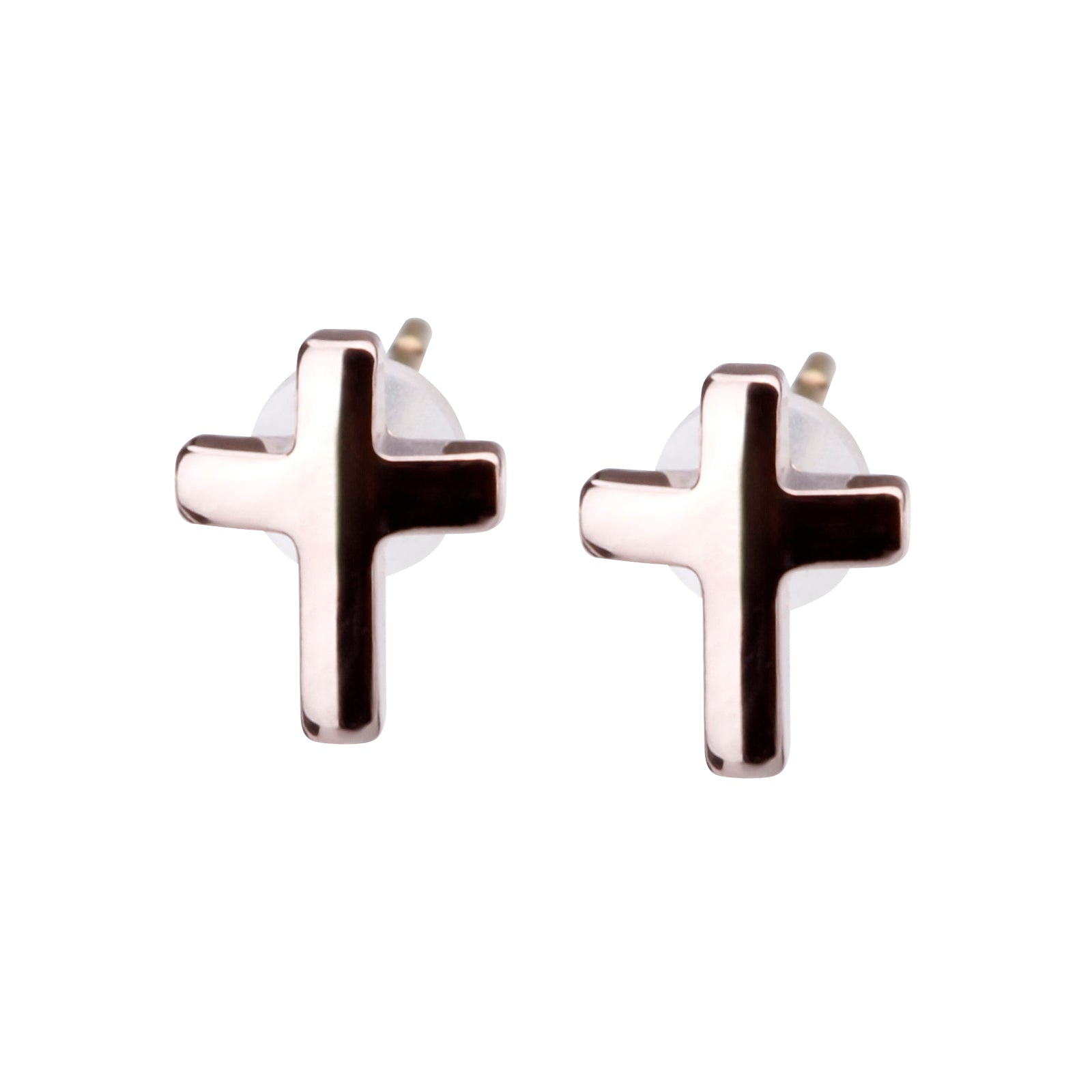 K18post クラフトクロスピアス