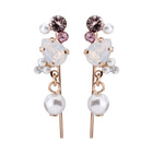 Preciosa Crystals ロングフックピアス