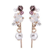 Preciosa Crystals ロングフックピアス