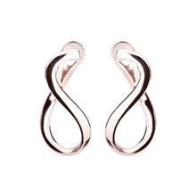 K18post ツイステッドフープピアス