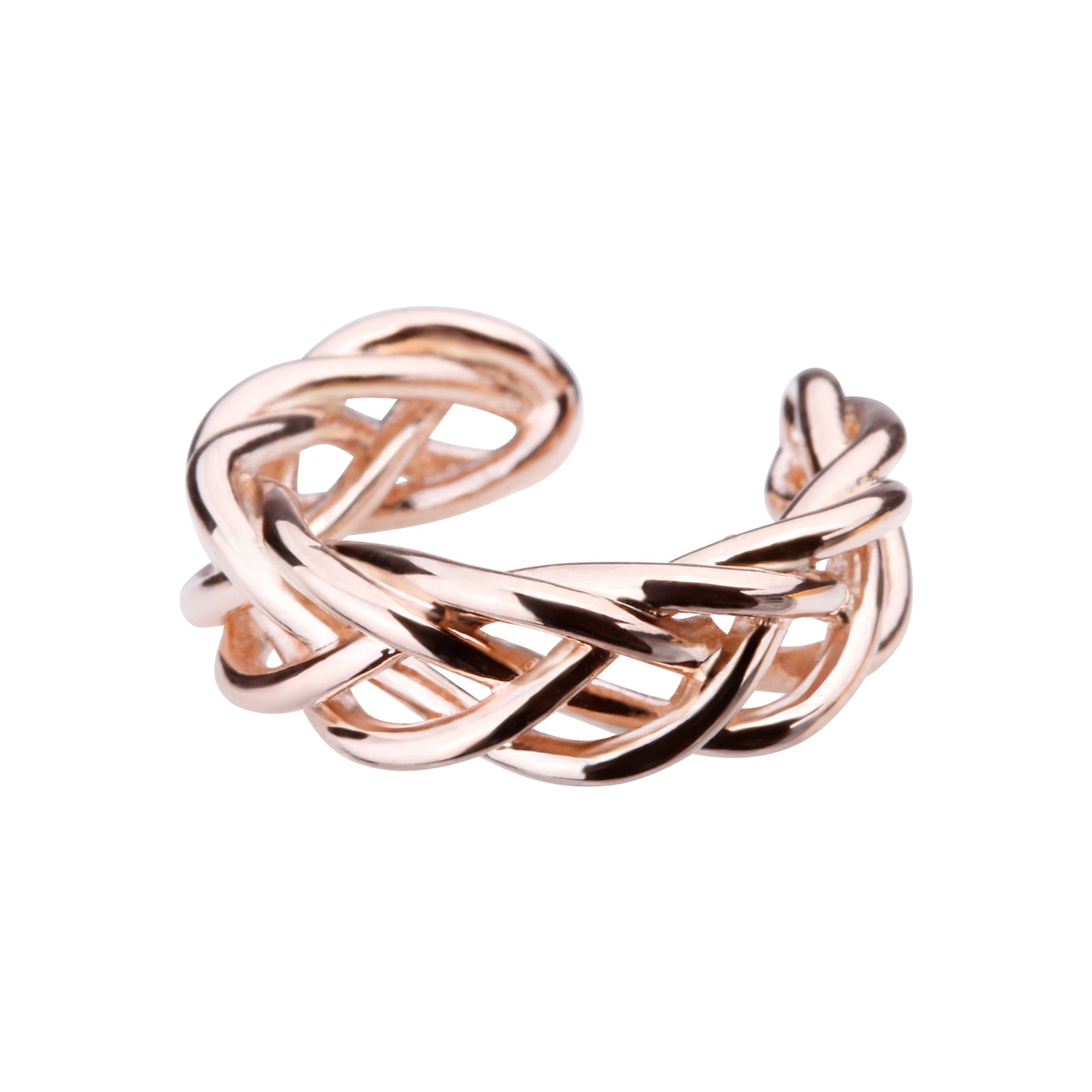 ブレイデッドリング イヤーカフ