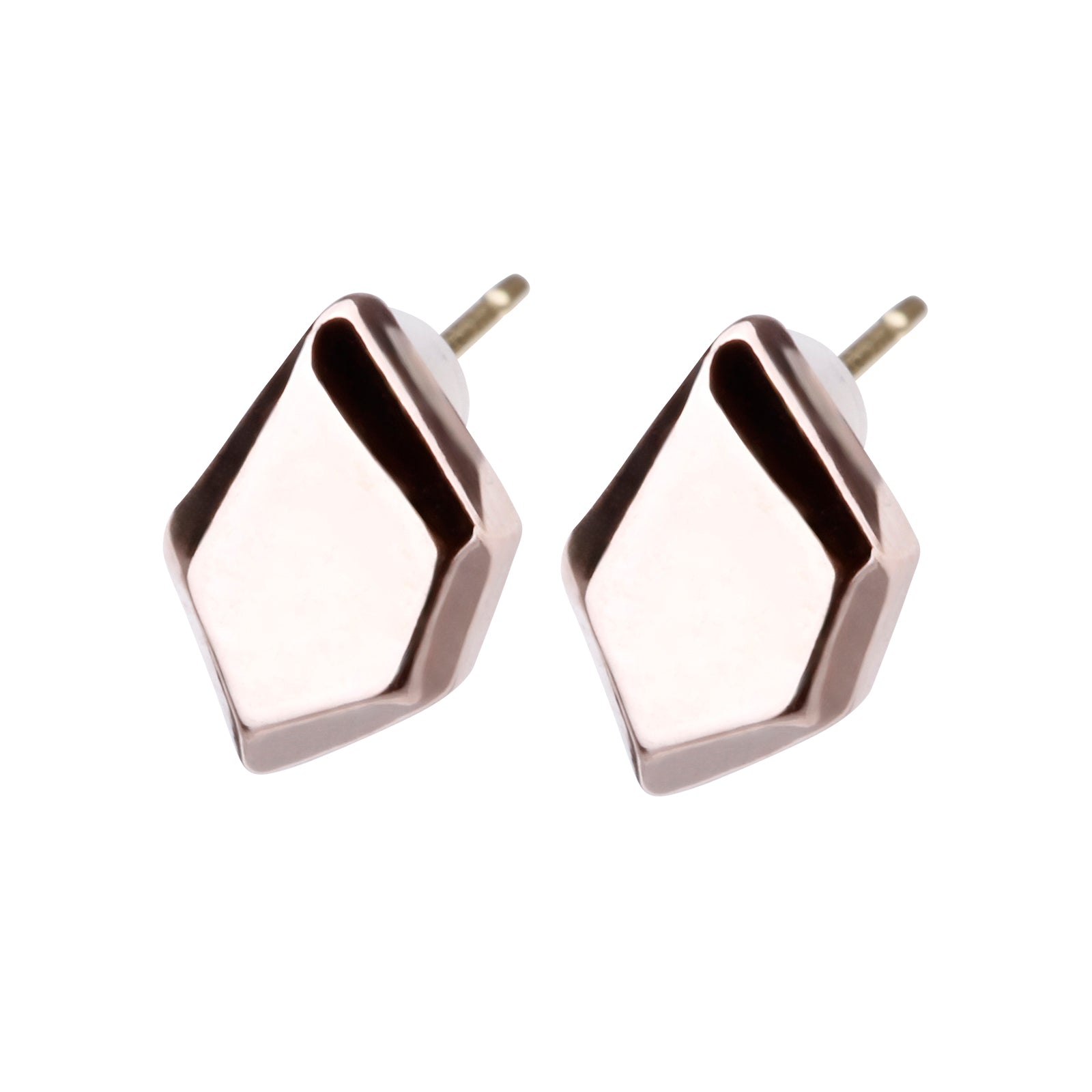 K18post クラフトペンタゴンピアス