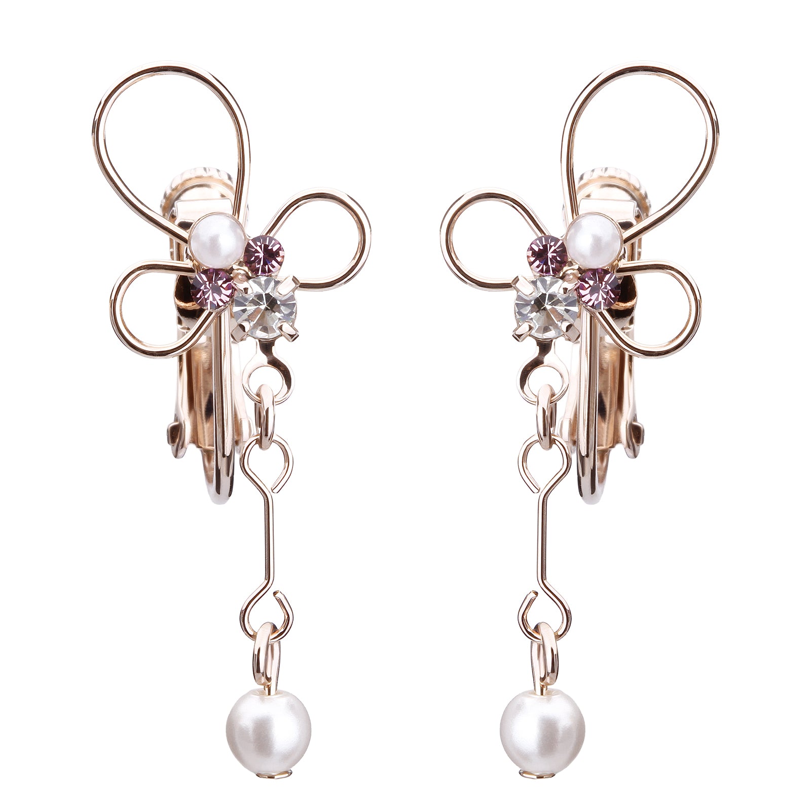 フラワーライクイヤリング