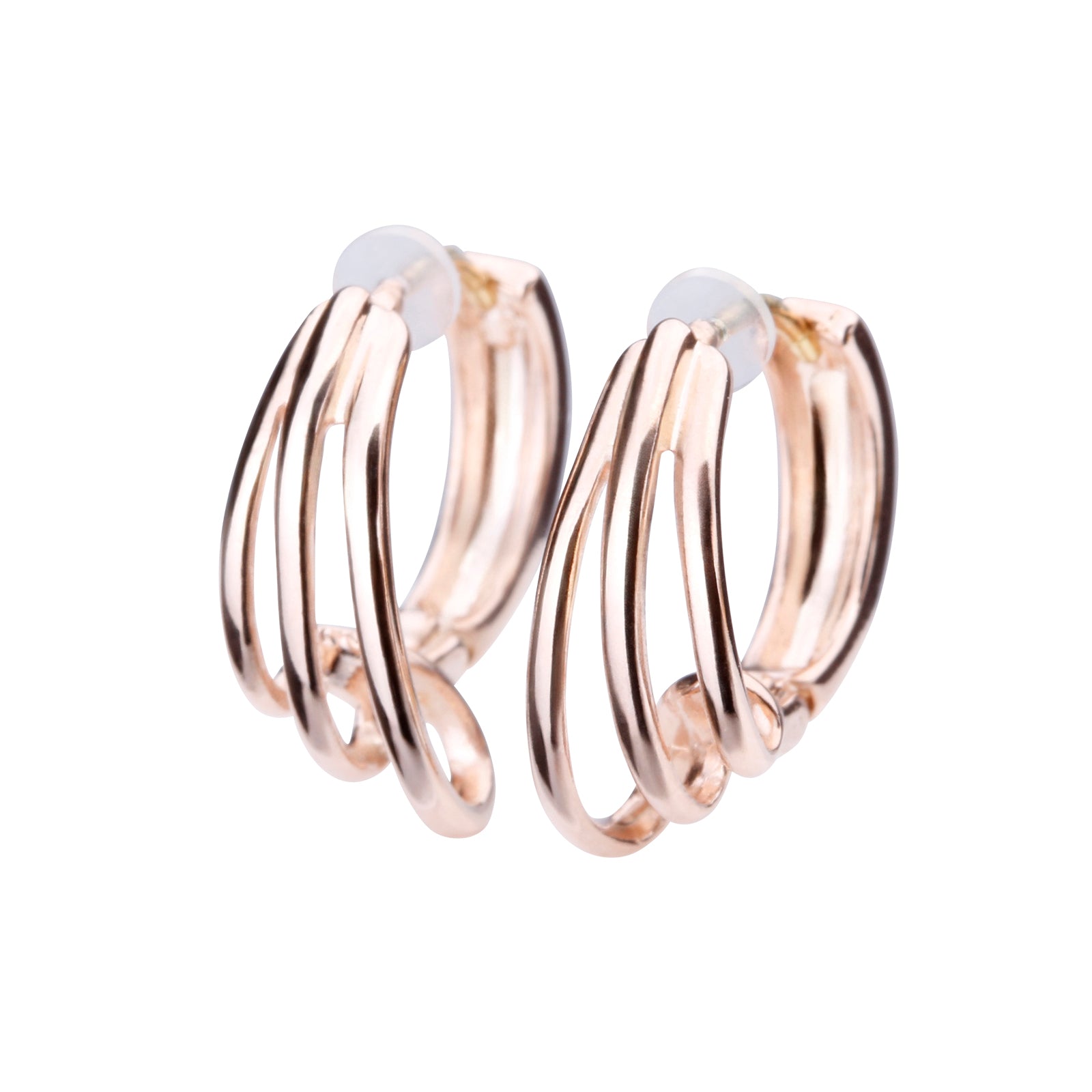 K18post トリニティフープピアス