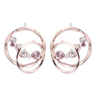 Preciosa Crystal デュオエクラサークルピアス