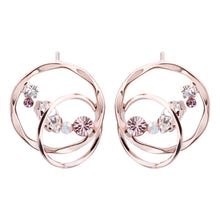 Preciosa Crystal デュオエクラサークルピアス
