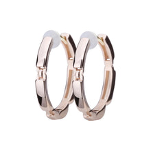 K18post カッティングフープピアス