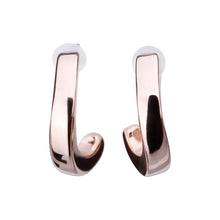 K18post クラフトニュアンスフープピアス