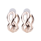 K18post インフィニティフープピアス