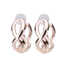 K18post インフィニティフープピアス