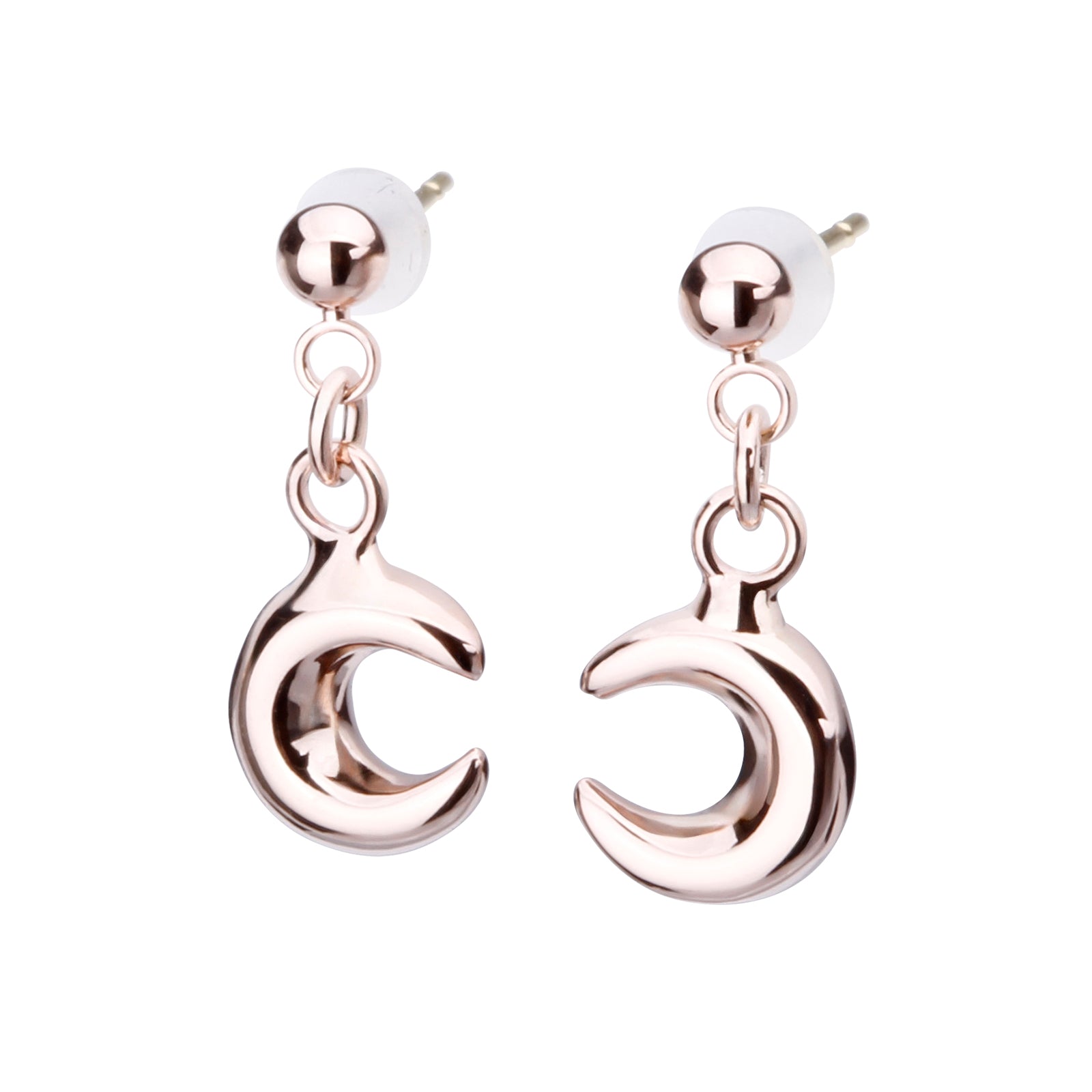 K18post クレセントピアス