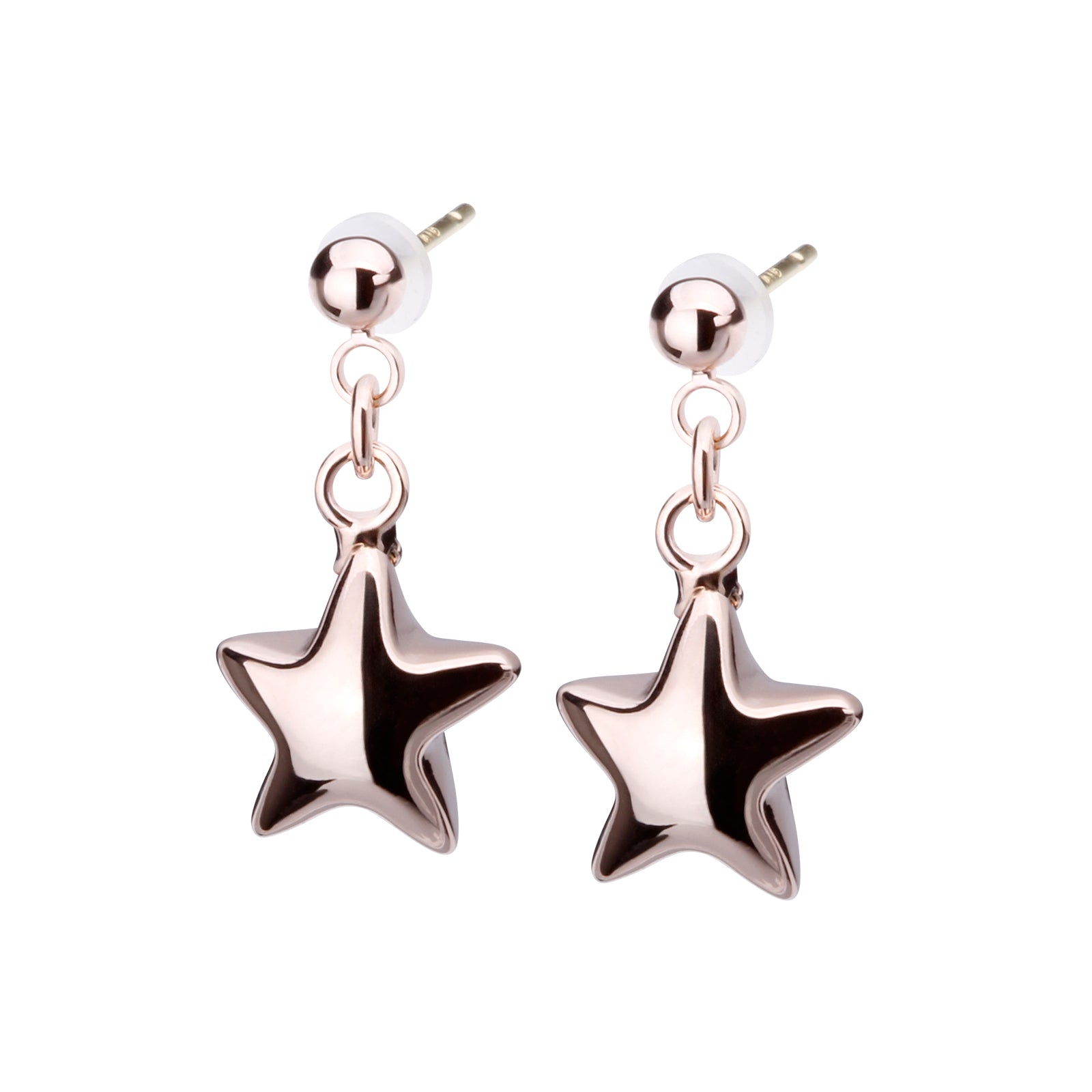 K18post クラフトスターピアス