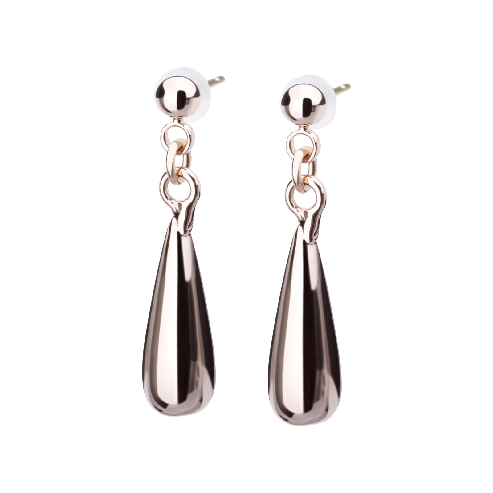 K18post クラフトドロップピアス