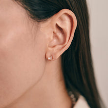 Pt900post リュクスパールビジューピアス