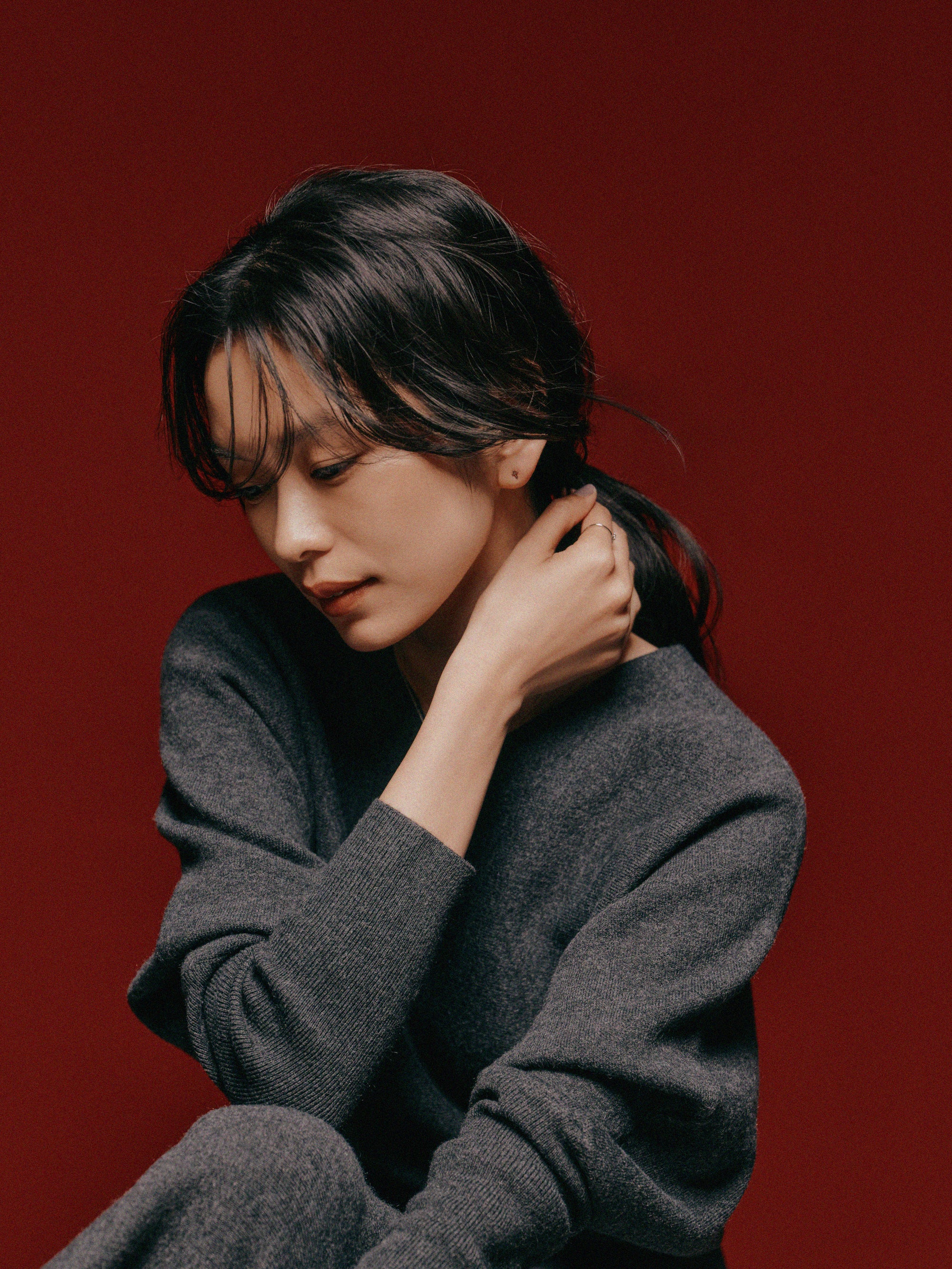 Pt900post クロスピアス