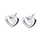 Pt900post オープンハートピアス