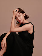 Pt900post クラシックノットピアス