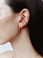 Pt900post トリニティフープピアス