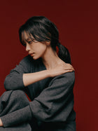 Pt900post プレーンフープピアス